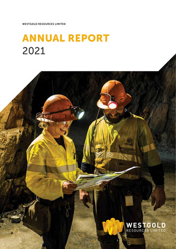 Thumbnail Westgold Resources Limited Annual Report 2021