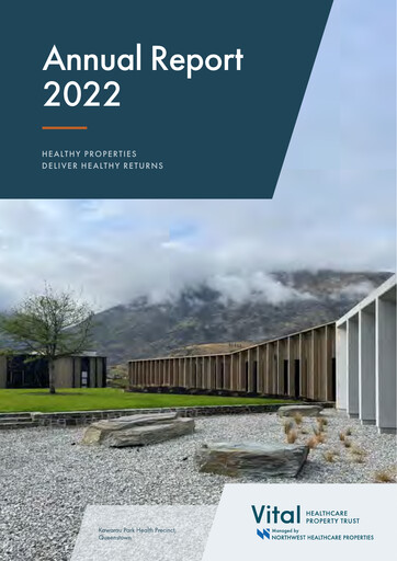 Thumbnail Vital Healthcare Property Trust Annual Report 2022