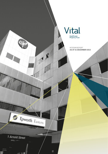 Thumbnail Vital Healthcare Property Trust Half-year Report 2013-h2