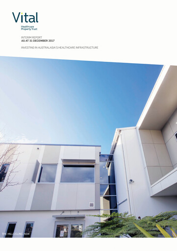 Thumbnail Vital Healthcare Property Trust Half-year Report 2017-h2