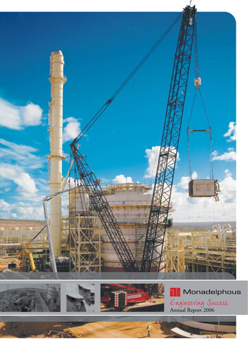 Thumbnail Monadelphous Group Annual Report 2006