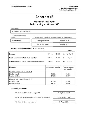 Thumbnail Monadelphous Group Financial Report 2016
