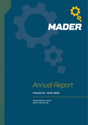 Miniature Mader Group Limited Rapport annuel 2023