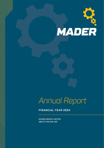 Miniature Mader Group Limited Rapport annuel 2024