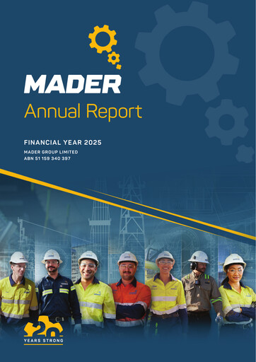 Miniature Mader Group Limited Rapport annuel 2025
