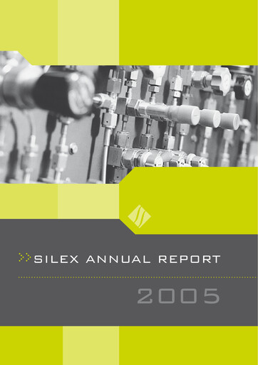 Thumbnail Silex Systems Limited Annual Report 2005