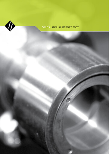 Thumbnail Silex Systems Limited Annual Report 2007