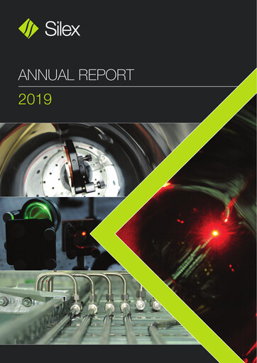Thumbnail Silex Systems Limited Annual Report 2019