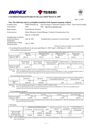 Thumbnail Inpex Financial Report 2006