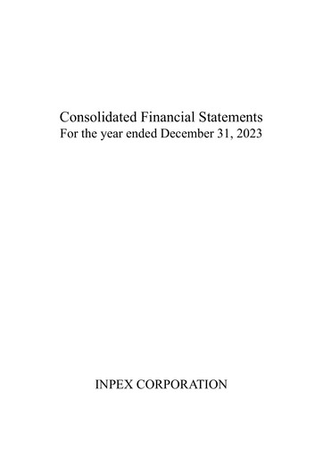 Thumbnail Inpex Financial Statement 2023