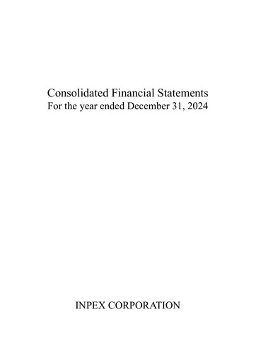 Thumbnail Inpex Financial Statement 2024