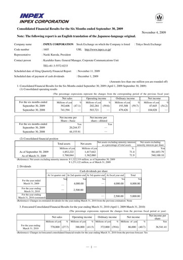 Thumbnail Inpex Half-year Report 2009-h1