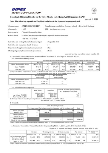 Thumbnail Inpex Quarterly Report 2011-q1