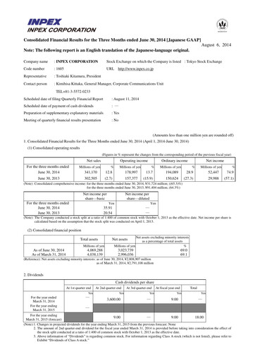 Thumbnail Inpex Quarterly Report 2014-q1