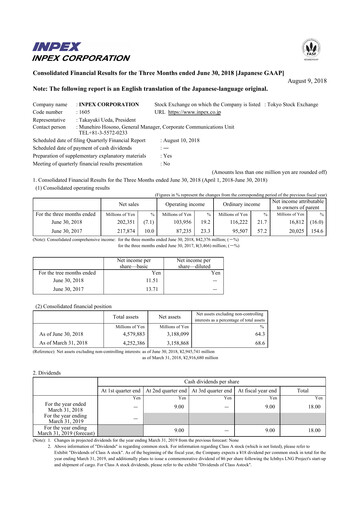 Thumbnail Inpex Quarterly Report 2018-q1