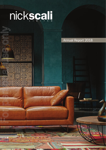 Thumbnail Nick Scali Limited Annual Report 2018