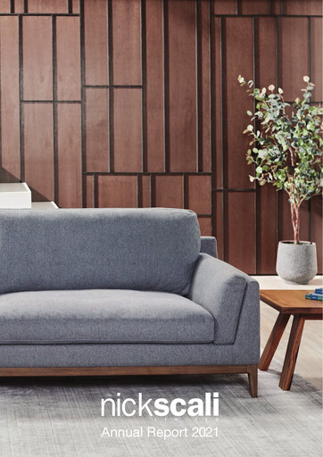 Thumbnail Nick Scali Limited Annual Report 2021