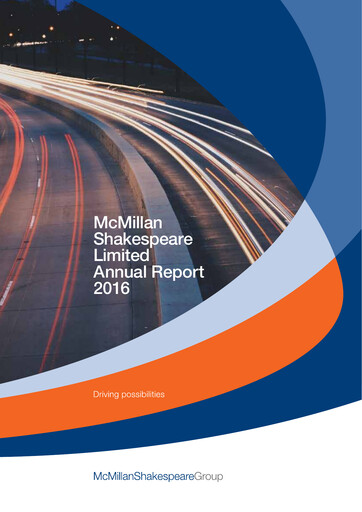 Thumbnail McMillan Shakespeare Annual Report 2016