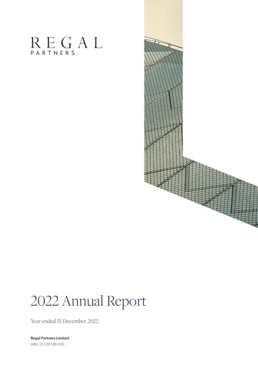 Thumbnail Regal Partners Limited Annual Report 2022