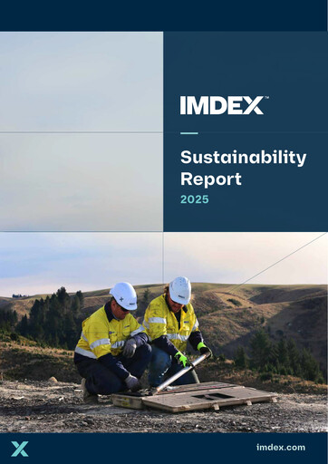 Thumbnail Imdex Limited Sustainability Report 2025