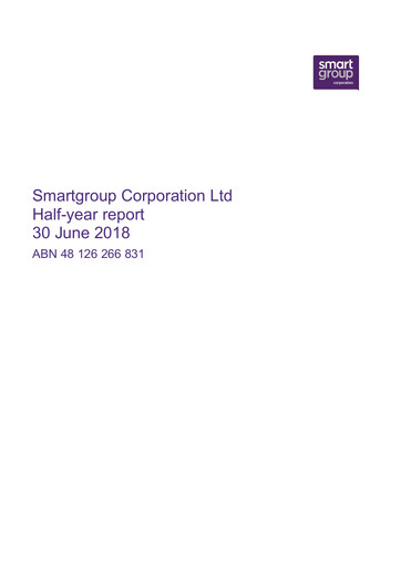 Thumbnail Smartgroup Corporation Financial Report 2018-h1