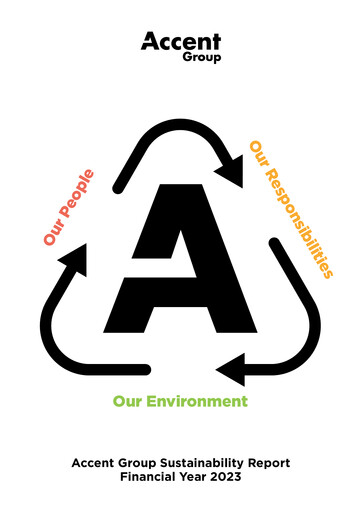 Miniature Accent Group Rapport de durabilité 2023