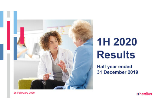 Thumbnail Healius Limited Half-year Report 2020-h1