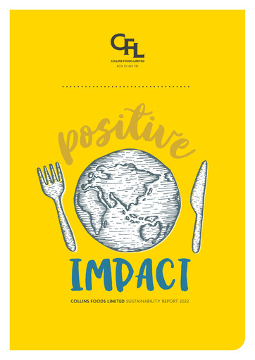 Thumbnail Collins Foods Limited Sustainability Report 2022