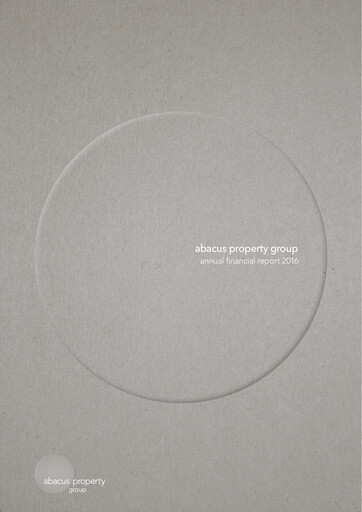 Thumbnail Abacus Group Financial Report 2016