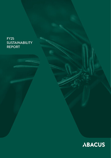 Thumbnail Abacus Group Sustainability Report 2025