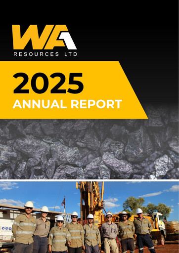Thumbnail WA1 Resources Annual Report 2025