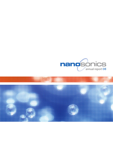 Thumbnail Nanosonics Limited Annual Report 2008