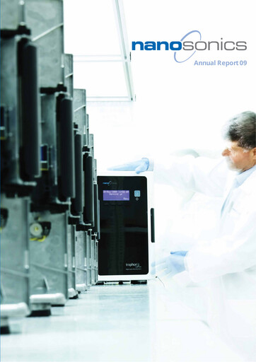 Thumbnail Nanosonics Limited Annual Report 2009
