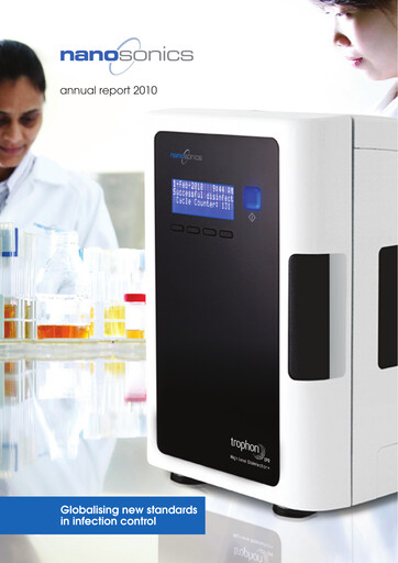 Thumbnail Nanosonics Limited Annual Report 2010
