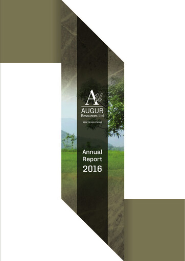 Thumbnail Alpha HPA Limited Annual Report 2016