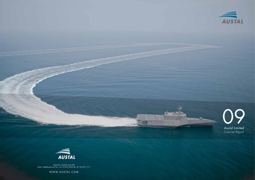 Miniature Austal Limited Rapport annuel 2009