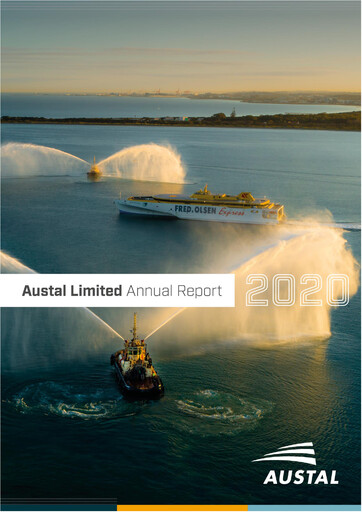 Miniature Austal Limited Rapport annuel 2020