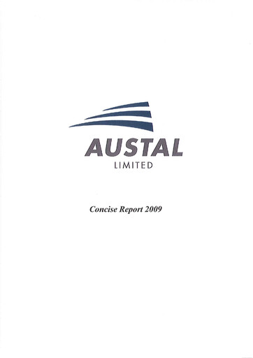 Vorschaubild Austal Limited Finanzbericht fy2009