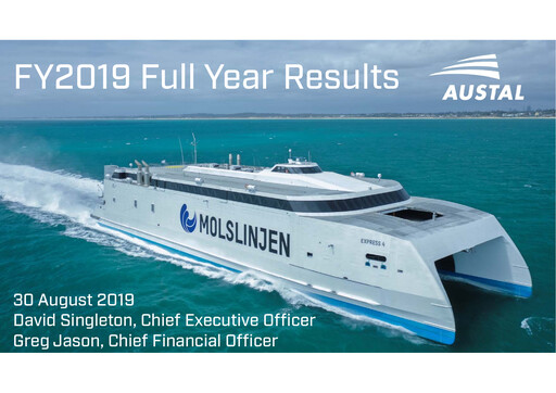 Vorschaubild Austal Limited Finanzbericht fy2019