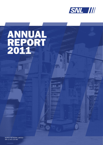 Thumbnail Supply Network Limited Annual Report 2011