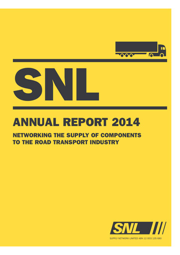 Thumbnail Supply Network Limited Annual Report 2014