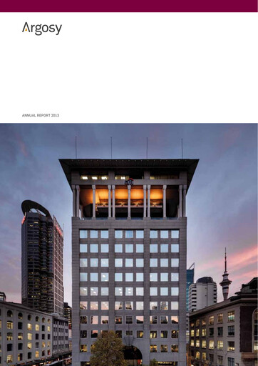 Thumbnail Argosy Property Annual Report 2013
