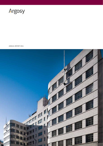 Thumbnail Argosy Property Annual Report 2014