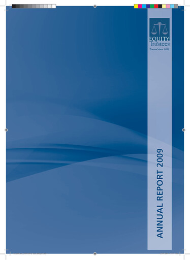 Thumbnail EQT Holdings Limited Annual Report 2009