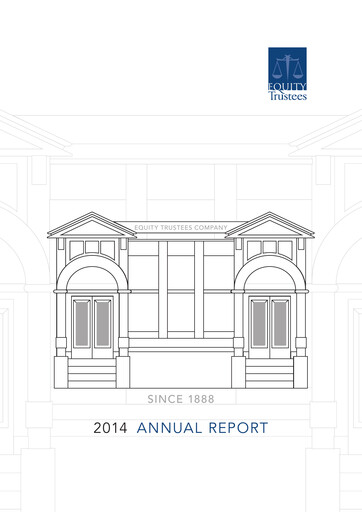 Thumbnail EQT Holdings Limited Annual Report 2014