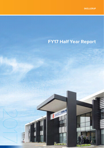 Thumbnail Skellerup Holdings Half-year Report 2017-h1