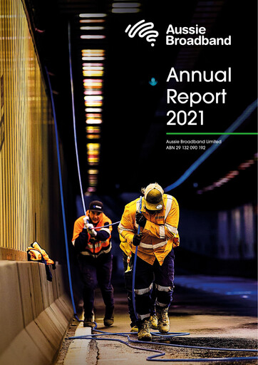 Thumbnail Aussie Broadband Limited Annual Report 2021