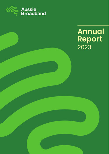 Thumbnail Aussie Broadband Limited Annual Report 2023