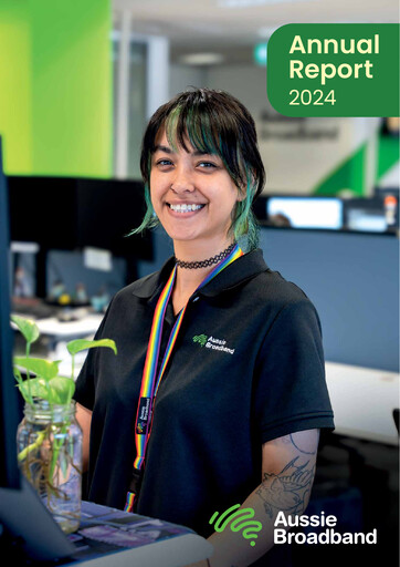 Thumbnail Aussie Broadband Limited Annual Report 2024