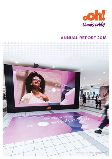 Thumbnail oOh!media Limited Annual Report 2018